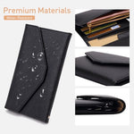 HASTHIP® PU Passport Cover Leather Passport Holder, RFID Blocking, Multi-Slot Bifold Organizer Slim Wallet for Men, Designed For Safe & Stylish Travel With Spacious Compartments For Cards, Cash
