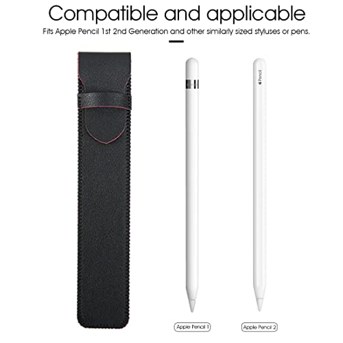 HASTHIP® Leather Protective Pencil Cover for Apple Pencil 1st/2nd Generation, Stylus Pen Cover, Apple Pencil Sleeve