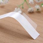 35Pcs Double Sided Bra Stickers Tape One-Off Body Clothing Bra Strip 12mm White