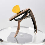 HASTHIP® Capo para Guitarra Acústica y Eléctrica, Capo de Aleación con Almohadilla Protectora de Silicona para Ukelele y Guitarras