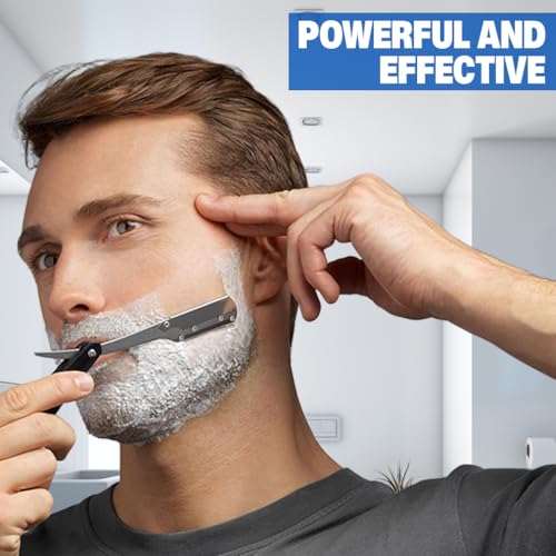 HASTHIP® Professional Straight Razor for Men, Barber Shaving Kit, Stainless Steel Blade, Salon Quality Manual Shaver, Grooming Tool for Wet & Dry Use, Precision Cut Throat Razor, Classic Vintage
