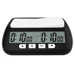 HASTHIP® Digital Chess Clock Timer, Chess Timer for Board Games, Professional Chess Timer with Bonus Delay Count Down Up Function, Batteries Not Included