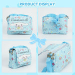 HASTHIP® Sanrio Cinnamoroll Sling Bag for Girls, Kawaii Girls Crossbody Bag Canvas Hand Bag Cartoon Cute Small Phone Bags Purse Coin Wallets Mini Shoulder Bag Gift for Girls Women, 20x15x7cm