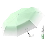 HASTHIP® Folding Umbrella for Women Rain & Sun Proof, UV Umbrella with 8 Strong Fiber Ribs, Gradient Modern Style Umbrella for Travel Lightweight Umbrella