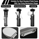 HASTHIP® Universal Toilet Seat Bolt Kit, Stainless Steel Screws Replacement, Secure & Hygienic Hardware Set for Toilet Seats, Pack of 2