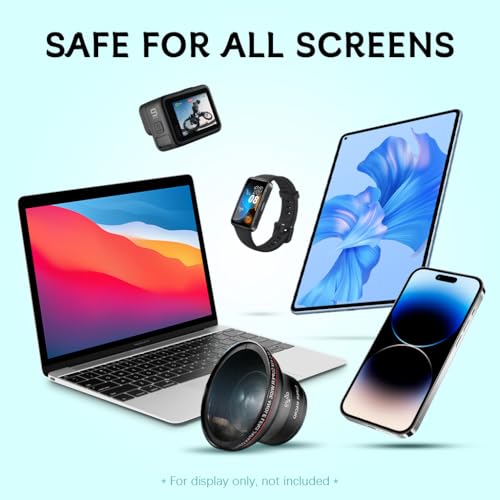 HASTHIP® 4 Pcs Microfiber Cleaning Cloths, Laptop Cleaning Cloth, Glass Cleaning Cloth, Lens Cleaning Cloth, 5.9 X 7 Inches Microfiber Lens Cleaning Kit For Laptop, Spectacles, Glasses, Mobile