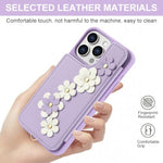 HASTHIP® for iPhone 16 Pro Max Case, Wallet with Card Holder, Cute Flower Design Crossbody Phone Purse for Women, PU Leather Magnetic Kickstand Shockproof Cover with Wrist Strap Phone Case 6.9"
