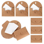 HASTHIP® 50Pcs Envelopes with 50Pcs Blank Cards Greeting Card Envelopes4.1x2.7 inches Hard Paper Envelopes for Gift Cards, Post Cards, Wedding Invitations, Letters