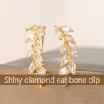 HASTHIP® Ear Cuffs sin Perforación, Pendientes Clip-On Modernos y Cómodos para Mujer y Niña, Joyería Versátil de Alta Calidad, Idea de Regalo Elegante