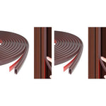 HASTHIP® 19.7Ft Door Seal Strip Self Adhesive Door Frame Seal Strip Cushioning Hollow Out Door Seal Strip Cuttable Door Seal Strip Noise Reduction Door Frame Seal Strip 2 PCS