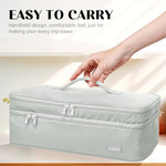 HASTHIP® Travel Carrying Case Compatible with Dyson Airwrap, Shark Flexstyle, Revlon Hair Dryer Styler, Double-Layer Storage Bag for Hair Tools & Accessories, Protective Organizer for Brushes &