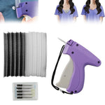 HASTHIP® Stitching Gun For Clothes Fixer Tool- Handheld Quick Stitch Sewing Gun Clothing Price Label - Tag Gun - Includes 6 Needle, 1500 Micro Fasteners (Pink)