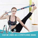HASTHIP® 5.5ft Yoga Mat Carrying Strap With Fashionable Green Mandala Print, Durable Nylon Design, Lightweight, Adjustable Mat Holder Carrier Sling, Ideal For Studio, Gym & Outdoor Use