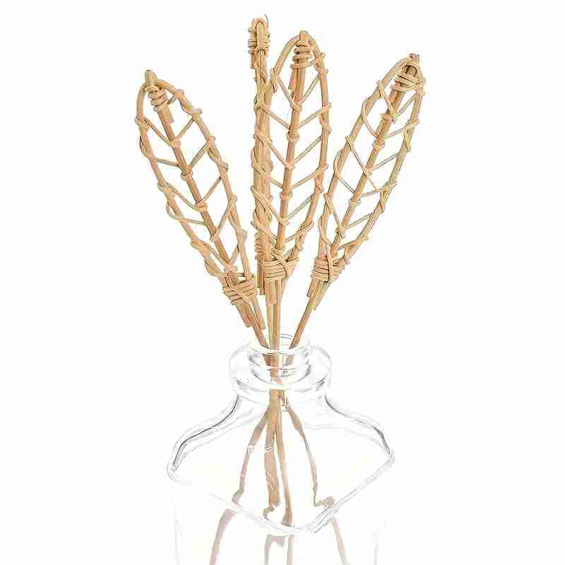 HASTHIP Reed Diffuser Sticks for Home and Office with 12Pcs 9.8 in Natural Rattan | Even Aroma Release