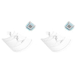 HASTHIP Air Deflector for Ceiling AC with 3000 Hole Condensation Panel 23.6x10.6 in | Adjustable Clip On Design