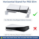 HASTHIP® Verilux Base Horizontal para PS5 Slim/Pro, Soporte Antideslizante Duradero para Consola PlayStation 5 Slim/Pro Digital y Ultra-HD, Accesorio de Instalación Fácil, Diseño Seguro y que Ahorra