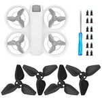 HASTHIP® 4Pcs Propellers for DJI Neo Drone, Low Noise Quick Release Blades Wings, High Resilient Replacement Props with Screws & Screwdriver for Neo Drone Accessories