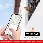 HASTHIP® Black Cat Collar, Cat Collar with Silicone Airtag