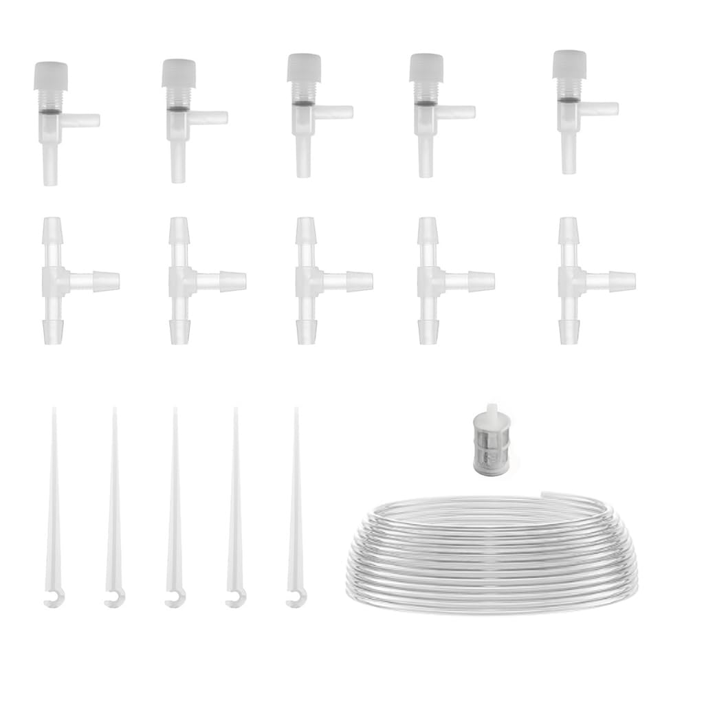 HASTHIP Slow Drip Irrigation Kit for Gardening with 5 Meter Water Pipe & Filter | DIY Setup