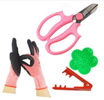 HASTHIP Rose Thorn Stripper Tool Kit for Rose Pruning with 4 Pcs Strippers and Gloves | Ideal for Gardeners