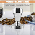 HASTHIP® 51mm Espresso Tamper, Heavy Duty Stainless Steel Coffee Tamper with Elegant Plating, Professional Barista Tool for Espresso Machine, Coffee Press Accessories