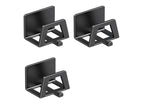 HASTHIP® 3Pcs Wall Hooks Kitchen Utility Organizer Hook Wall Pot Lid Hanger Rack with Hook, Sponge Drain Rack Holder, Carbon Steel Utility Wall Hooks Self-adhesive Wall Organizer Rack Hook