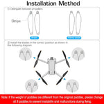 HASTHIP® Mini 3 Pro Propeller Set, 8Pcs Low Noise Quick Release Replacement Blades Compatible with DJI Mini 3 Pro Drone, Lightweight Durable Wings with Screws & Screwdriver