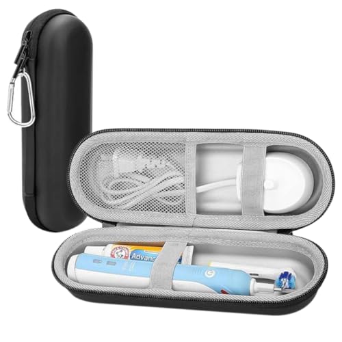 HASTHIP® Estuche rígido de viaje para cepillo de dientes eléctrico compatible con Oral-B Pro 500 300 1500 iO series 7 8 9