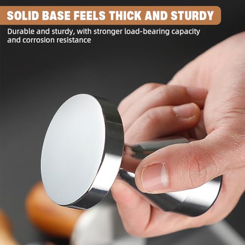 HASTHIP® 51mm Espresso Tamper, Heavy Duty Stainless Steel Coffee Tamper with Elegant Plating, Professional Barista Tool for Espresso Machine, Coffee Press Accessories
