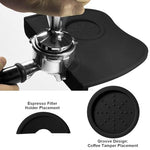 HASTHIP® Silicone Coffee Tamper Mat for Espresso Non-Slip Mat Countertop Protective Pad for Barista & Coffee Accessories, 17.5x12.5x0.6cm