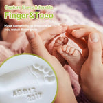 HASTHIP® Baby Hand and Footprint Kit Personalized Baby Foot Printing Kit for Newborn Baby Footprint Kit for ToddlersBaby Keepsake Handprint Baby Handprint Footprint