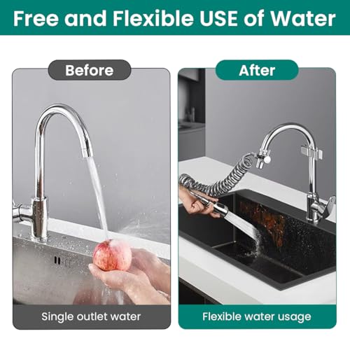 HASTHIP® Heavy-Duty Leak-Proof Faucet Sprayer Attachment