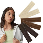 HASTHIP® Diademas Deportivas para Mujer y Hombre,Elásticas y Antideslizantes,Absorben el Sudor 6 Piezas para Running Yoga Ejercicio Cinta de Pelo Transpirable de Algodón Fitness Deporte