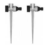 HASTHIP Garden Sprinkler Connectors for Lawn and Plants featuring 7.8 in Adjustable Alloy Stakes