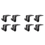 HASTHIP Car Seat Headrest Hooks for Organizing Bags and Coats Pack of 4 Black Hangers
