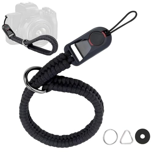 HASTHIP® Camera Wrist Strap, Nylon Camera Hand Strap for Instant Cameras, SLR Cameras, Small Mirrorless Camera, Braided Wrist Strap Hand Strap Quick Release Rope Camera Wrist Rrap Strap, 34cm/13.4inch