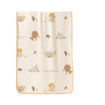 HASTHIP® Cambiador de Pañales para Bebé 80 x 120 cm,Impermeable y Reutilizable,Suave y Absorbente Alfombrilla Portátil para Cuna Viaje Guardería Mesa de Cambio - Multicolor