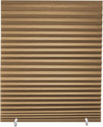 HASTHIP® 47x70 Inch Window Blind Blackout, Roll-Up Pleated Paper Minimalist Shutter, Cut-to-Fit No Drill DIY Curtain for Home, Office, Roll-Up UV Protection, Modern Privacy & Light Control