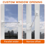 HASTHIP® Cerradura de cadena para puerta de seguridad, sin taladro, a prueba niños
