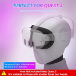 HASTHIP® VR Face Pad for Meta Quest 3, VR Face Cushion Pad Mask for Quest 3 Headset Face Pad, Silicone Face Pad Reuseable Meta Quest 3 Face Cushion Pad for Quest 3 Headset Original Headset Accessories