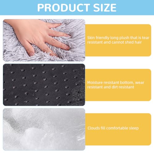 HASTHIP® Paw Inspired Furr-O Burrowing Pet Bed, Cozy Washable Small Animal Hideout Cave, Plush Hamster, Guinea Pig, Rabbit, Ferret, Chinchilla, Hedgehog House, Cage Accessories, Warm Sleeping Nest