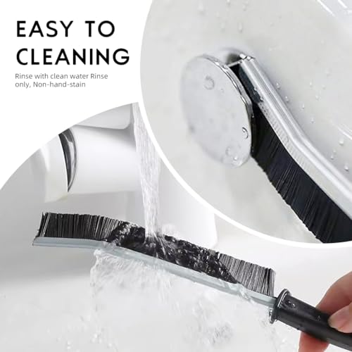 HASTHIP® 5Pcs Gap Cleaning Brush, Tiles Cleaning Brush, Sink Cleaning Brush, with PP Handle Utility Narrow Brushes Window Cleaning Brush for Tiles, Window, Wall Crevices, Kitchen Sink