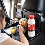 HASTHIP® Car Tray Table, Multi Functional Portable Foldable Car Backseat Tray Desk,