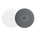 HASTHIP 2-Piece Silicone Tub Stopper Set, 6-Inch Cover for Bathtub, Sink and Laundry Drains