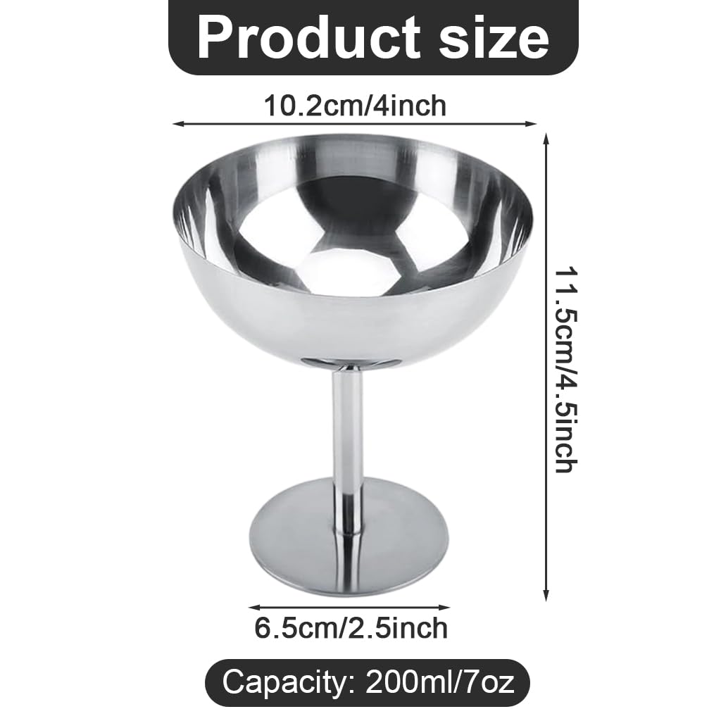 HASTHIP® Stainless Steel Ice Cream Bowls