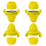 HASTHIP Garden Hose Connectors for 3/4 inch to 1/2 inch Adapter Pipes with Corrosion‑Resistant Plastic | Pack of 2 3PCS