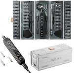 HASTHIP® 180 en 1 Juego de Destornilladores Eléctricos,Set de Desarmadores Precisión con 162 Puntas Magnéticas,3 Modos Par Herramientas Reparación Multifuncionales para Teléfonos Cámaras y