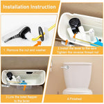 HASTHIP® Front Mount Toilet Handle Lever