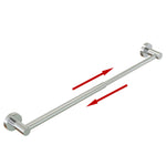 HASTHIP Telescopic Towel Rack for Bathroom and Kitchen featuring Flange Mount 14.5–24.8 in Stainless Steel Design