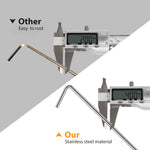 HASTHIP Tent Stakes for Camping featuring L Shaped Iron Design and 10 Pack 17cm Size | Outdoor Use